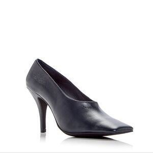 Jeffrey Campbell Women's Natalya Square Toe Pumps Very Dark Navy Blue size 9